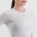 Maglia intima donna maniche lunghe Sportful Midweight Layer - Bianco