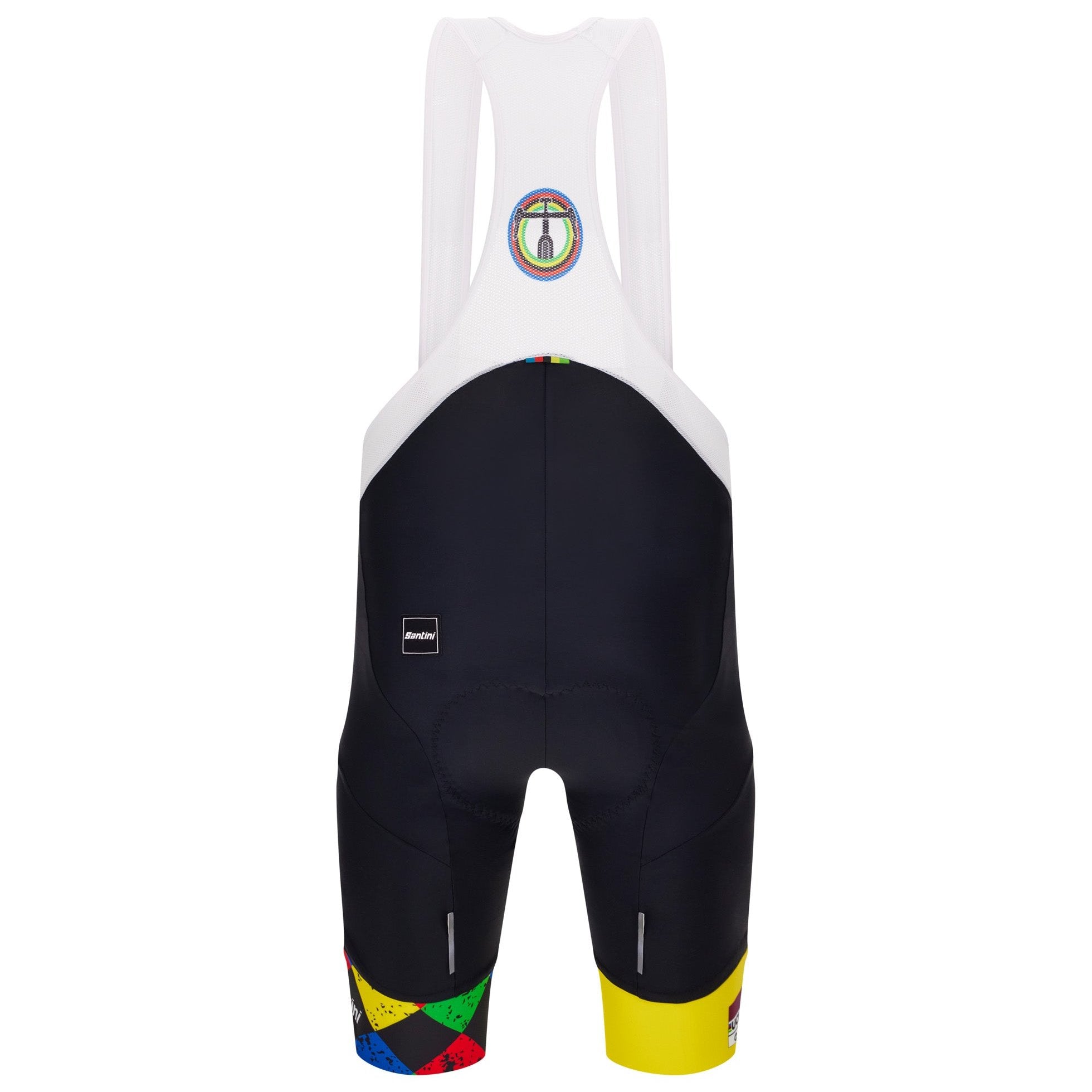 Culotte Santini Campeonato Mundial de Gravel UCI Flandes 2024