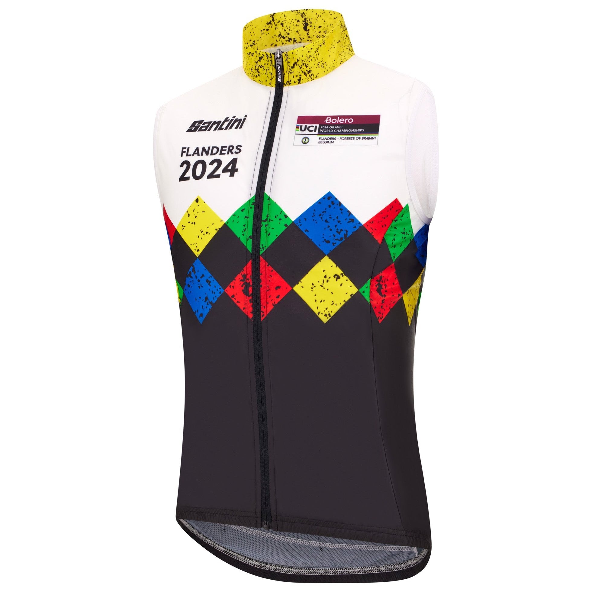 Santini UCI Gravel-Weltmeisterschaft Flandern weste 2024