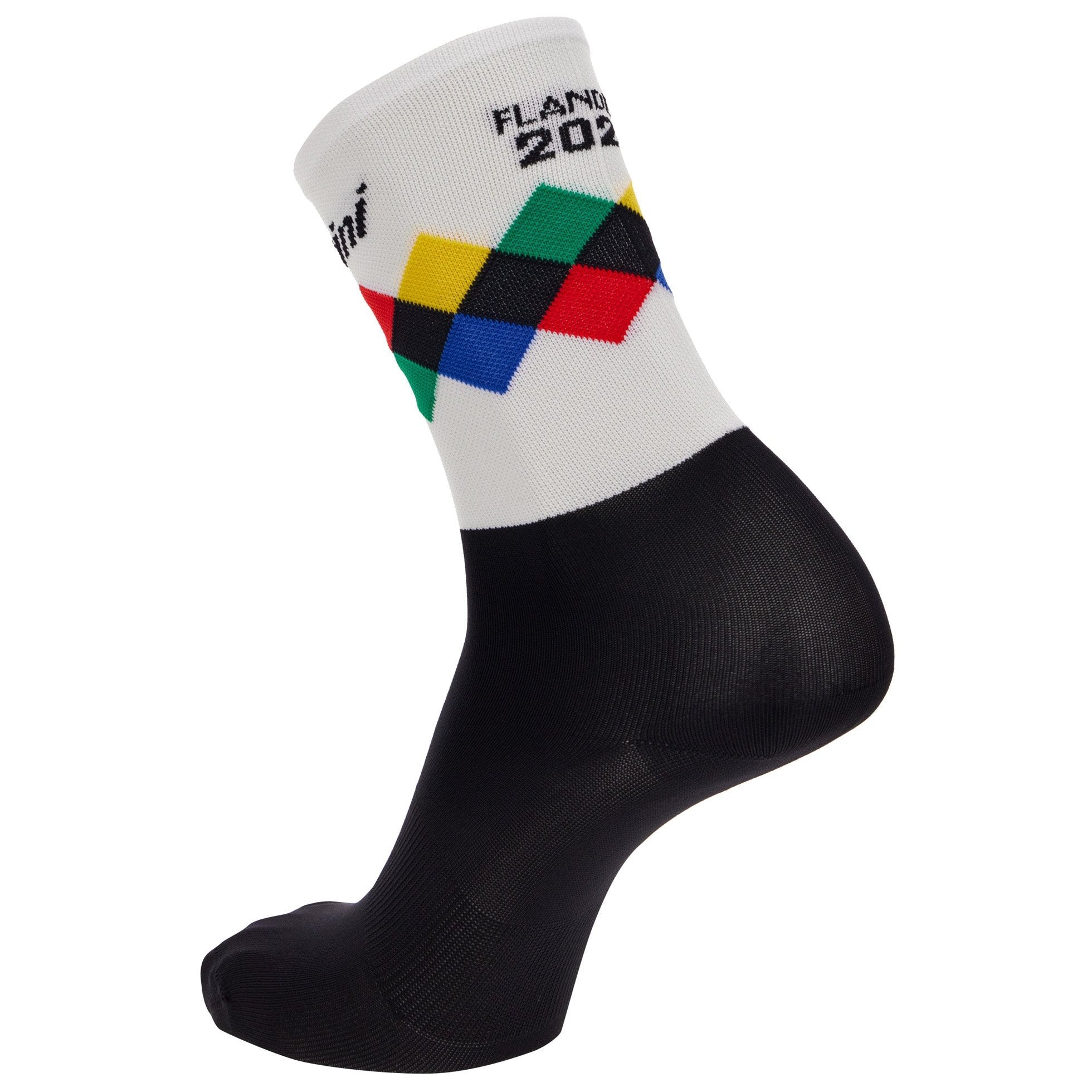 Santini UCI Gravel World Championship socks Flanders 2024