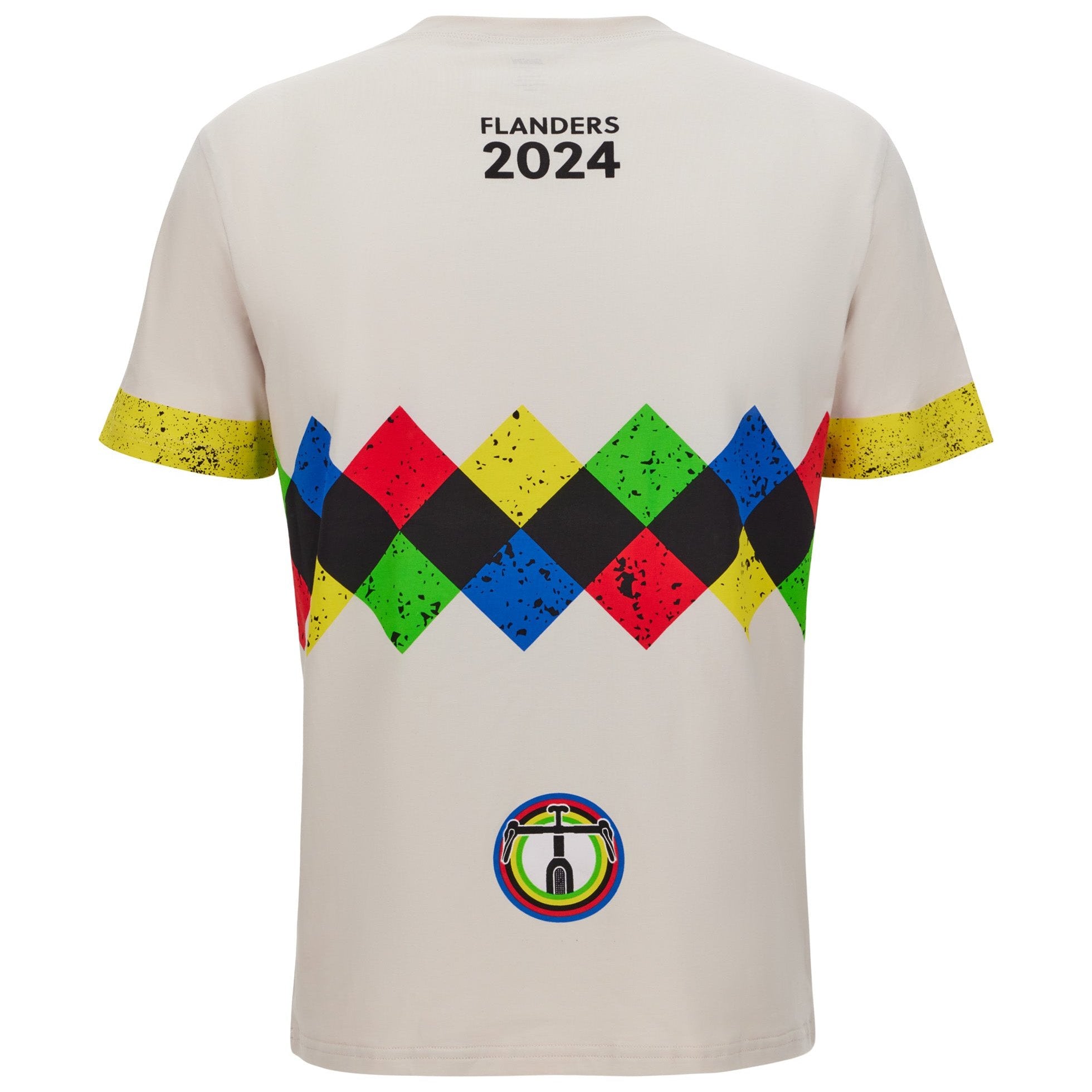 Santini UCI Gravel Weltmeisterschaft T-Shirt Flandern 2024