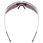 Uvex Pace Stage CV glasses - White Matt Glossy Green