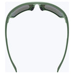 Uvex sportstyle 238 glasses - Moss matt mirror Green