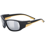 Uvex Sportstyle 514 kinder brille - Black Matt Mirror Silver