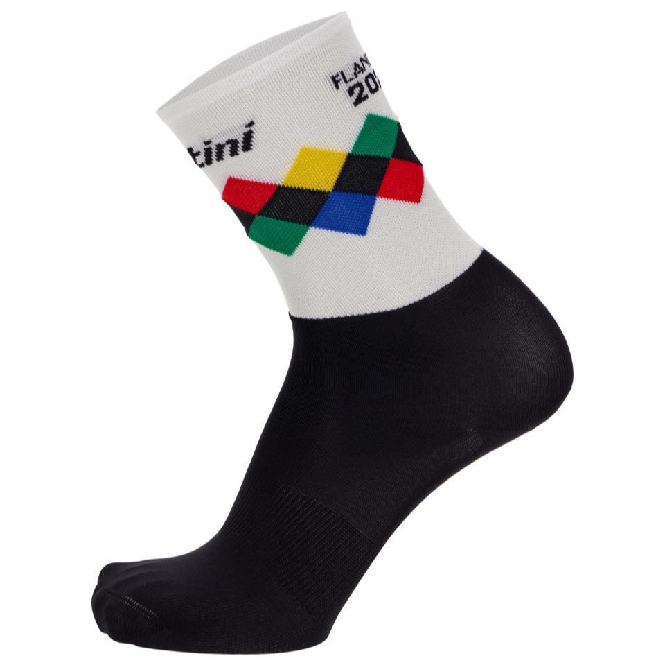 Santini UCI Gravel World Championship socks Flanders 2024