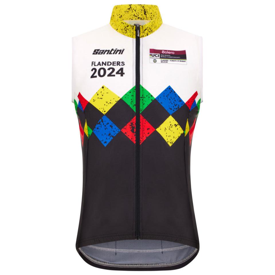 Chaleco Santini Campeonato Mundial de Gravel UCI Flandes 2024