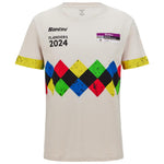 Santini UCI Gravel Weltmeisterschaft T-Shirt Flandern 2024