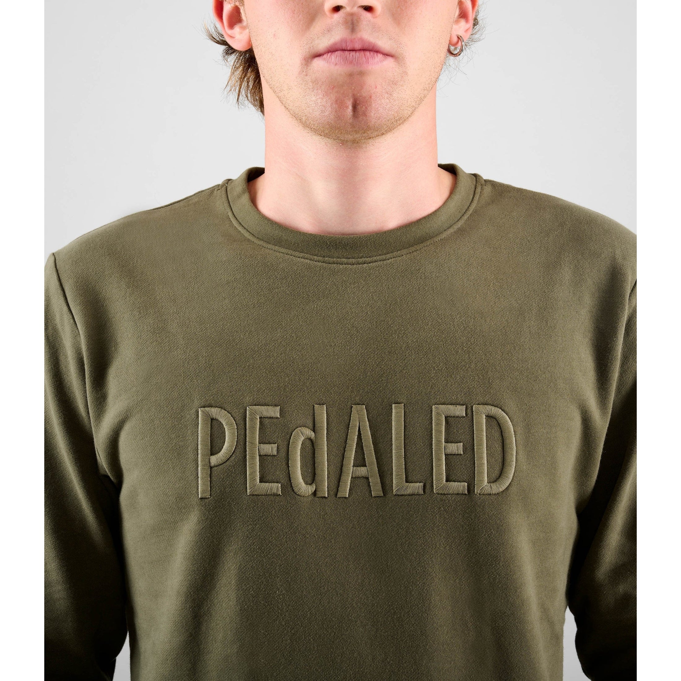 Pedaled Logo sweatshirt - Grun