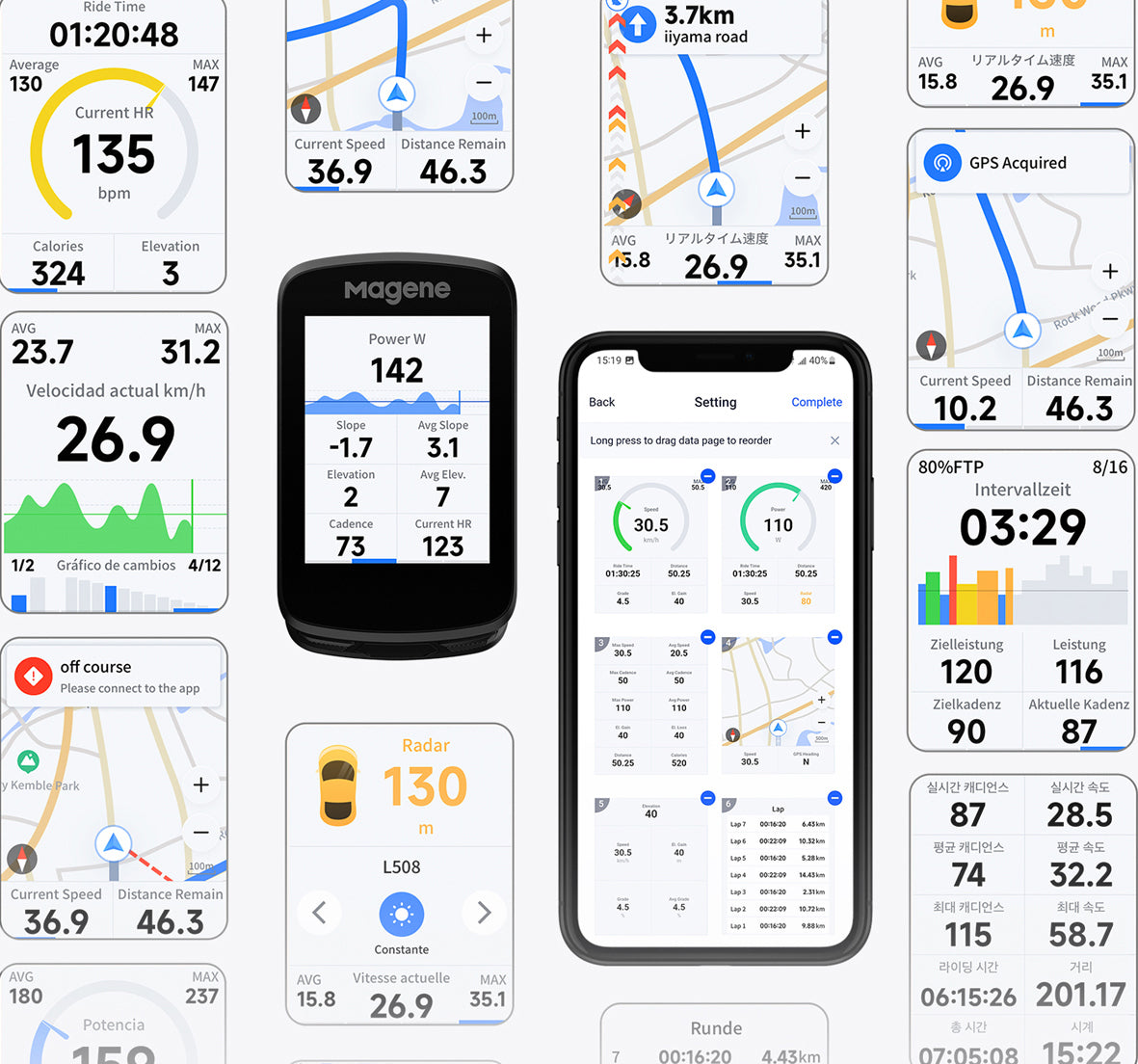 Magene C606 Smart GPS 