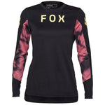 Maillot femme manches longues Fox Defend Taunt - Noir rose