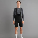 Bib shorts thermal Pas Normal Studios Mechanism Deep Winter - Nero