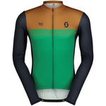 Maglia maniche lunghe Scott RC Team - Marrone verde