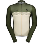 Maglia maniche lunghe Scott RC Team - Verde bianco