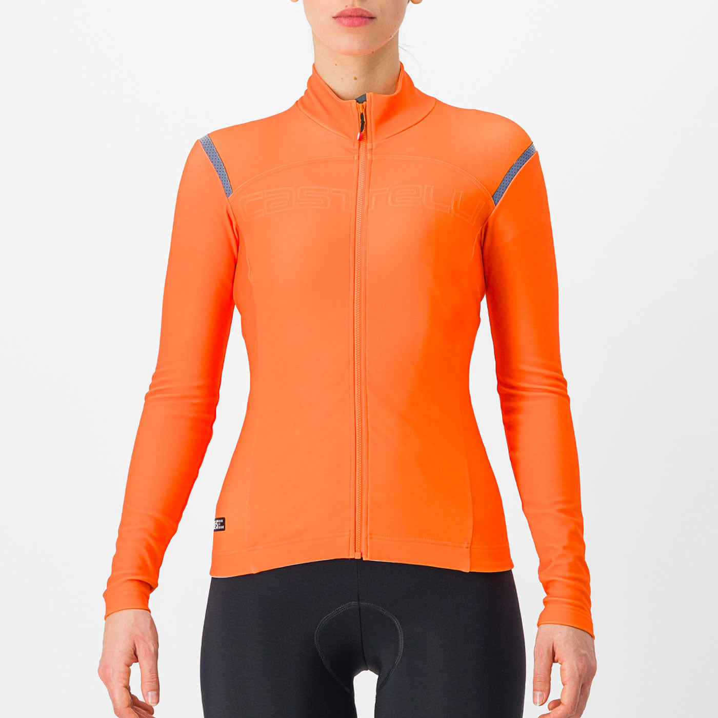 Castelli Tutto Nano RoS woman long sleeves jersey - Light orange