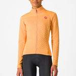 Maglia maniche lunghe donna Castelli Sfida 2 - Arancio chiaro