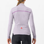 Castelli Sinergia 2 woman long sleeves jersey - Lilac violet