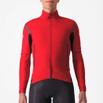 Perfetto RoS 2 Convertible Castelli jacket - Dark red