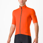 Castelli Perfetto RoS 2 Wind jersey - Dark orange