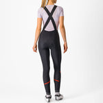 Castelli Velocissima DT frau lange tragerhose - Dunkel rosa