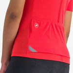 Maillot mujer Castelli Anima 4 - Rojo