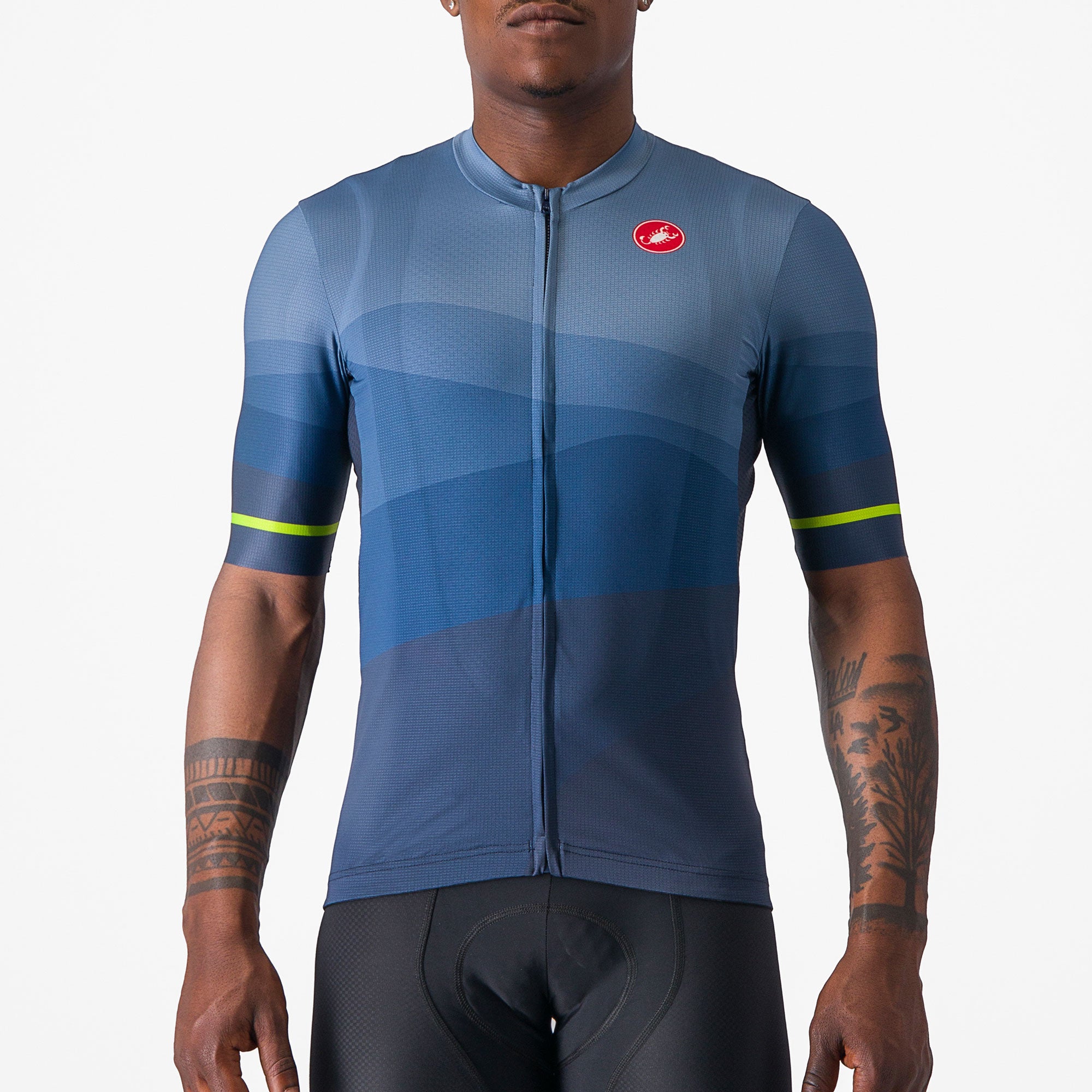 Castelli flusso short sleeve full hot sale zip jersey