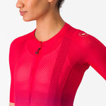 Castelli Climber's 4.0 frau trikot - Rot