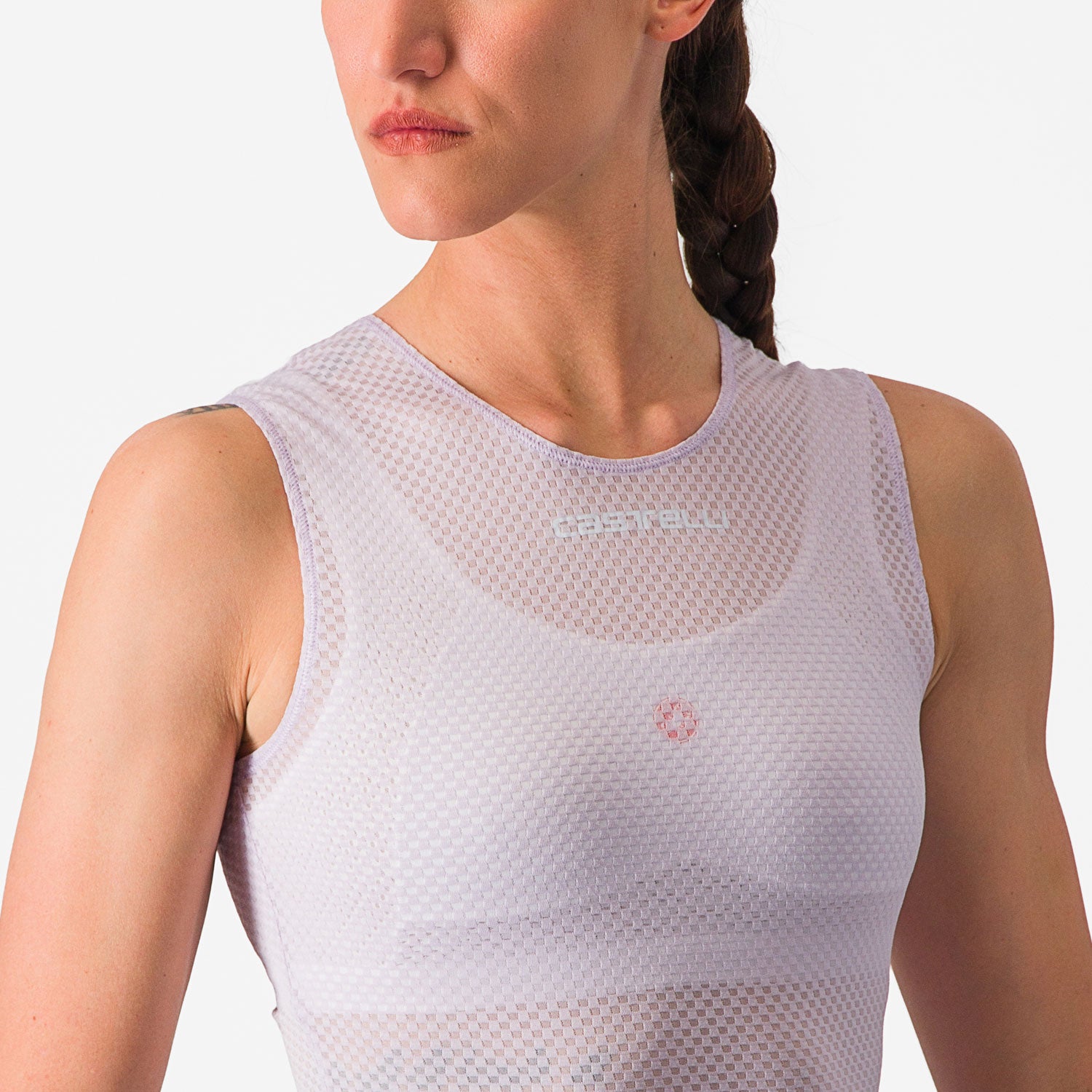 Castelli Pro Mesh 4 woman sleeveless base layer - Violet