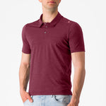 Castelli Merino Poloshirt - Bordeaux