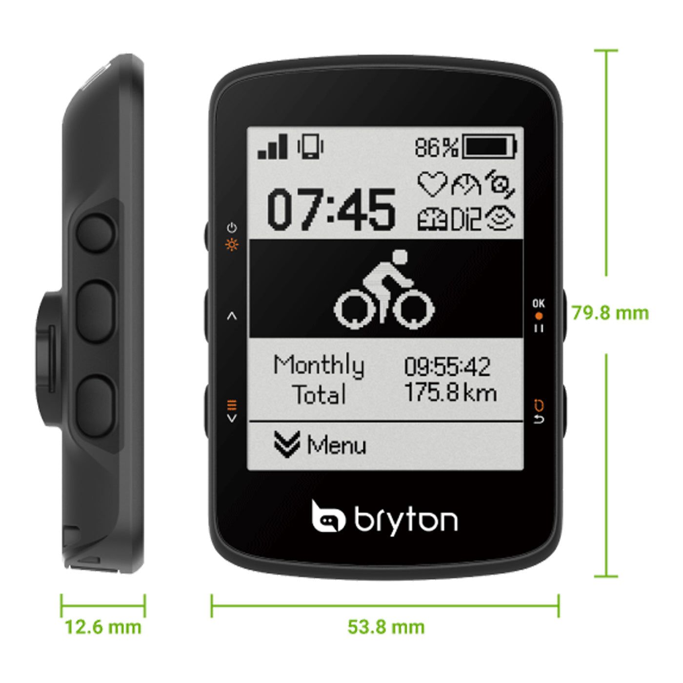 Bryton GPS RIDER 460D - Black