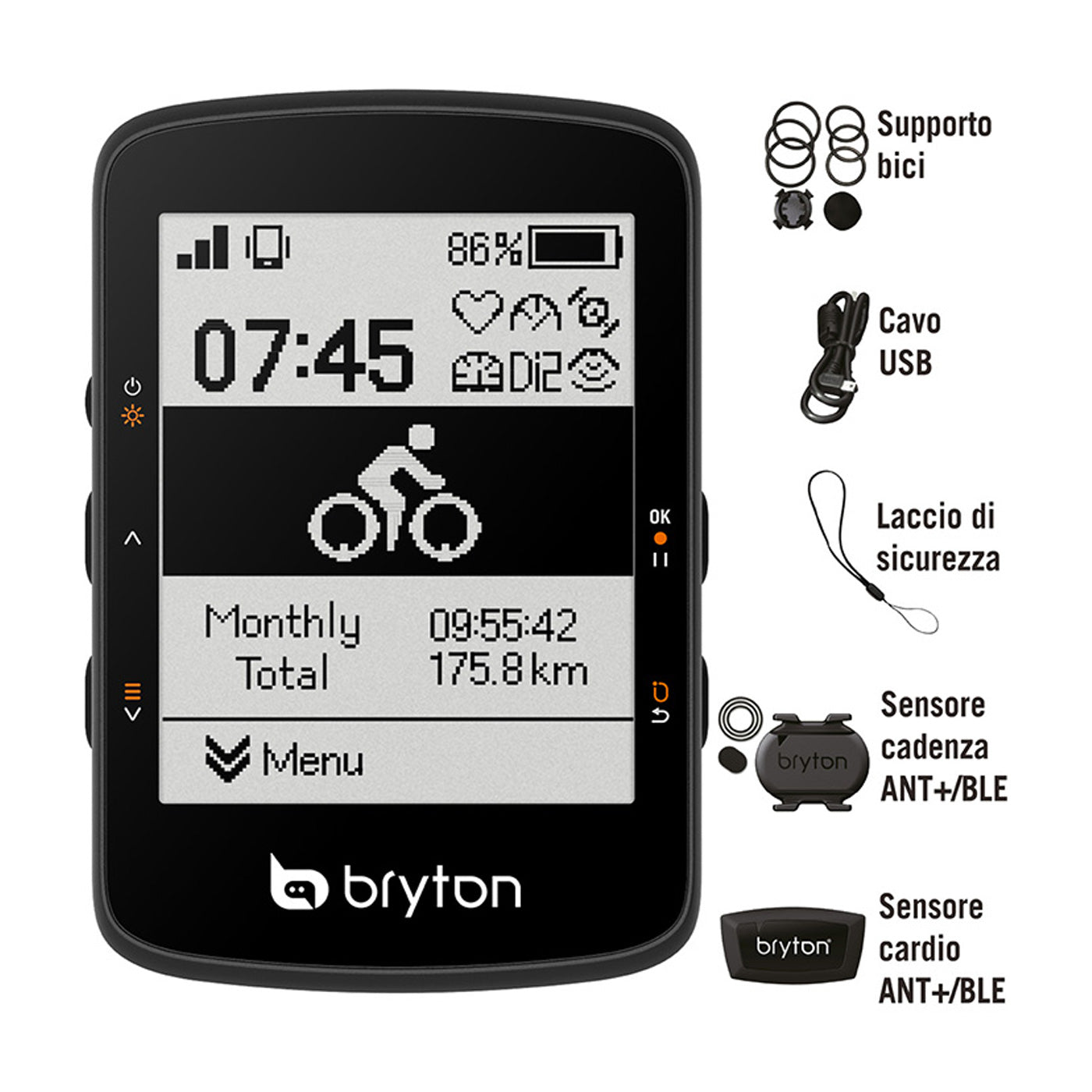 Bryton GPS RIDER 460D - Black