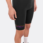 Santini Unico Edge bib short - Black