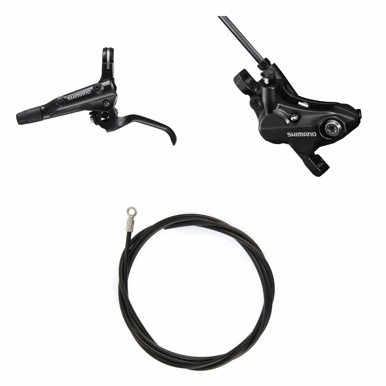 Kit frenos de disco hidraulico Shimano BL-MT501-L + BR-MT520 - Delantero