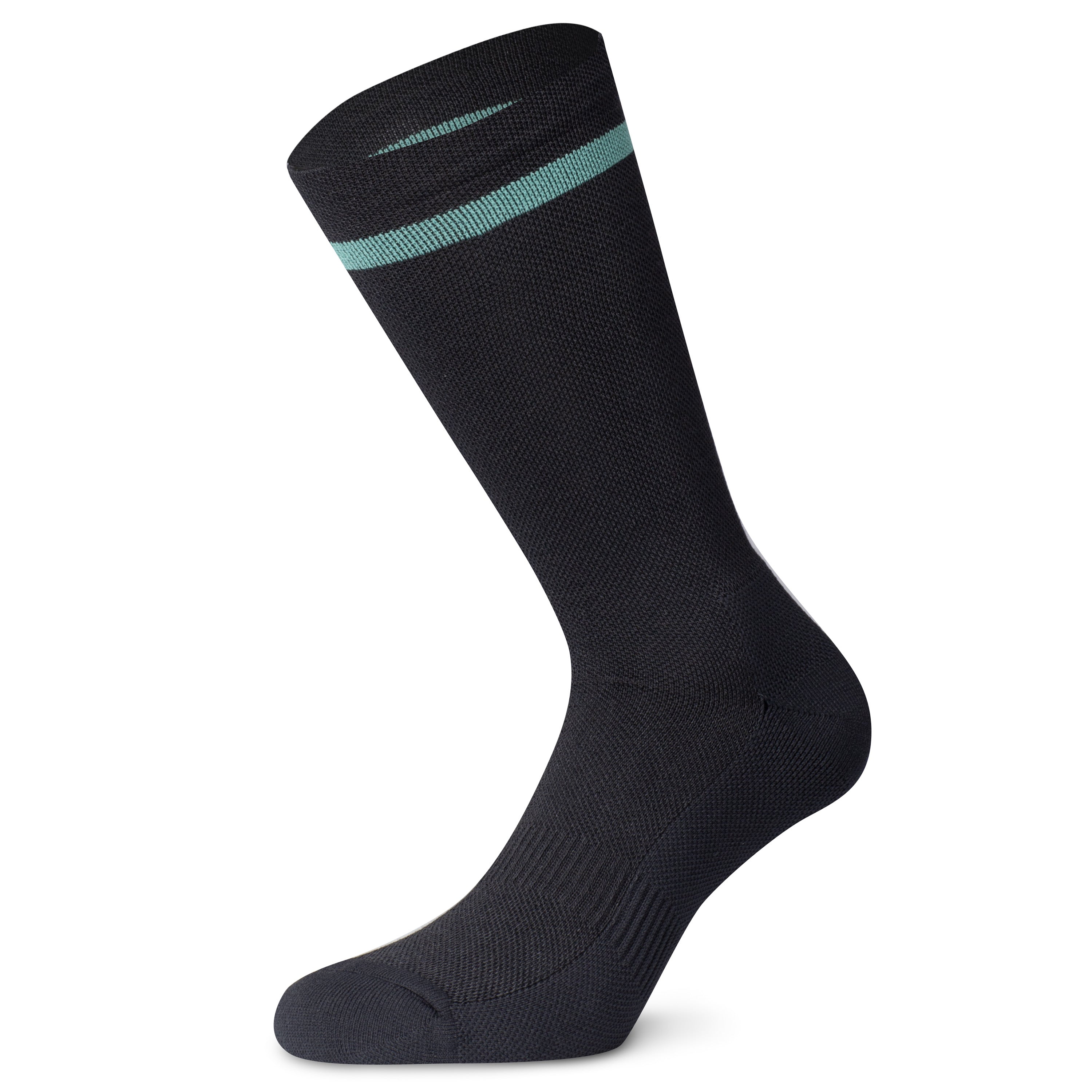 Calcetines Jëuf Pro Primaloft - Negro verde 