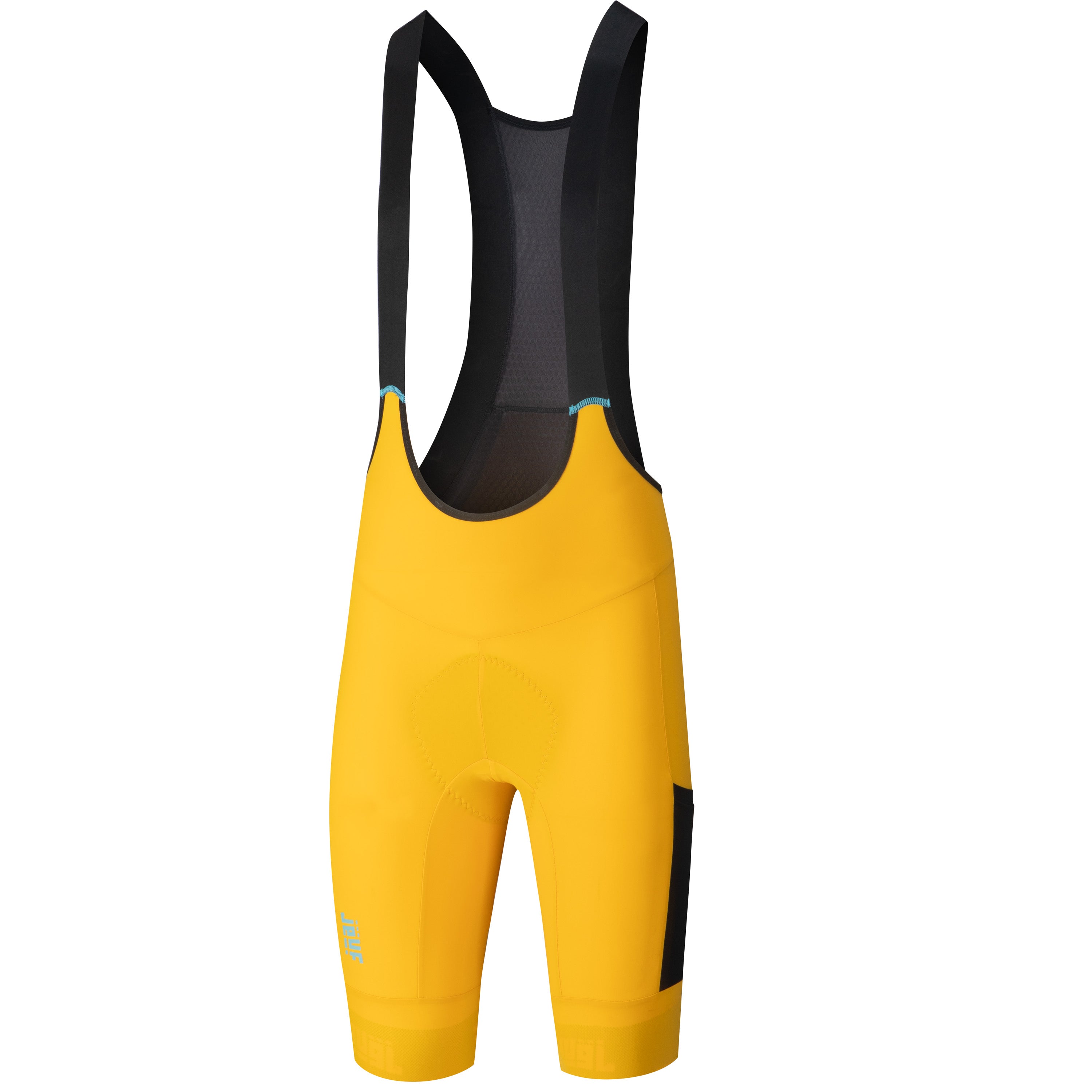 Jëuf Pro Gravel Cargo bib shorts - Yellow