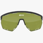 Occhiali Scicon Aerowing - Carbonio opaco trail verde