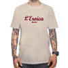 T-Shirt Santini Eroica - Marron claire