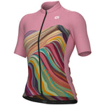 Ale PR-E Rainbow women jersey - Pink