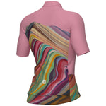 Ale PR-E Rainbow women jersey - Pink