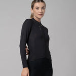 Ale Pragma Color block women long sleeve jersey - Black black