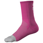 Chaussettes Ale Color Block - Fuchsia