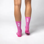 Chaussettes Ale Color Block - Fuchsia