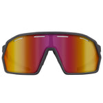 Hoxxo Tephra Air Brille mit rotem Glas - Matt schwarz 