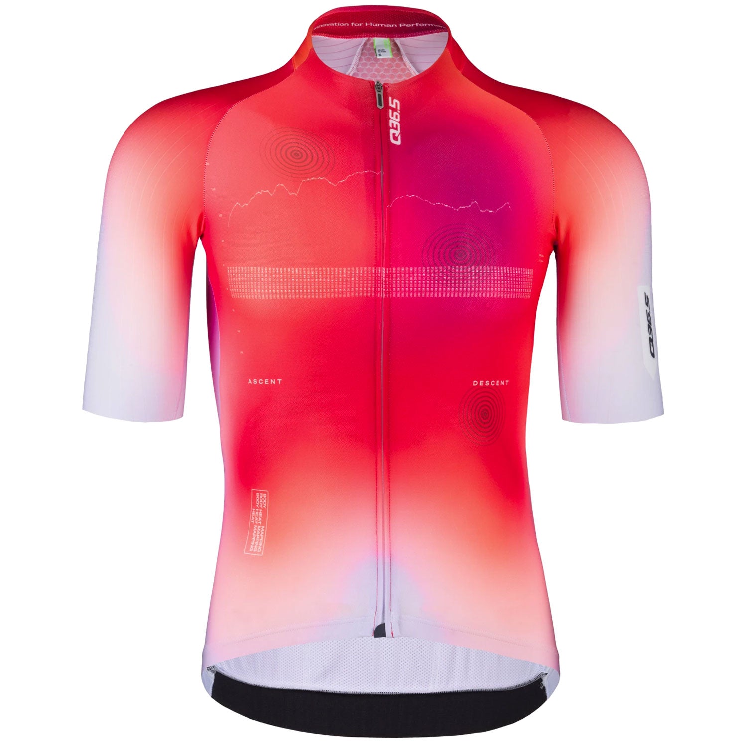 Maillot Q36.5 Gregarius Pro QLAB - Rojo