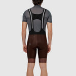 Bib shorts thermal Pissei Monviso - Brown