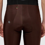 Bib shorts thermal Pissei Monviso - Brown