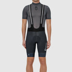 Bib shorts thermal Pissei Monviso - Grey