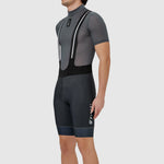 Bib shorts thermal Pissei Monviso - Grey