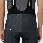 Bib shorts thermal Pissei Monviso - Grey