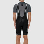 Bib shorts thermal Pissei Monviso - Black