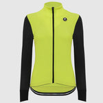 Maillot mangas largas mujer Pissei Monviso - Lime negro